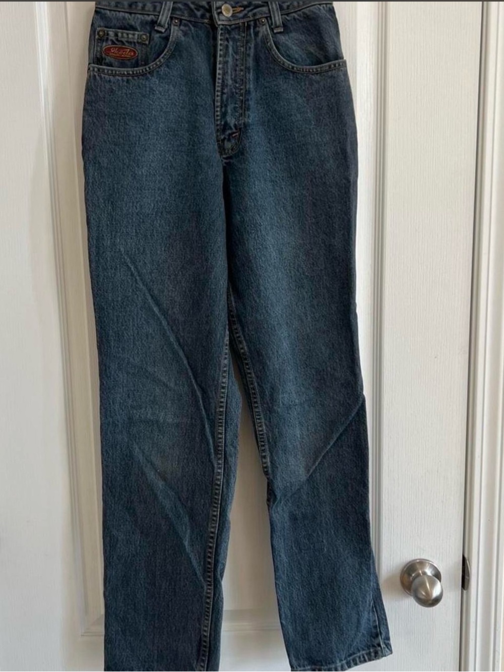 Classic Women's Straight-Leg Jeans in Dark Blue — Timeless Denim